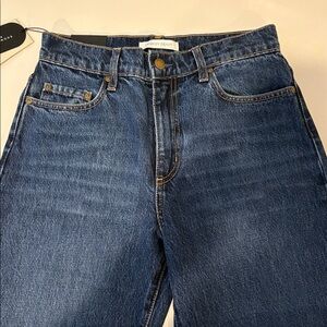 NWT Nobody Denim Marina Flare Jeans size 26 dark wash indigo color